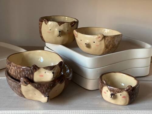 Мисочка ёжик фото 2