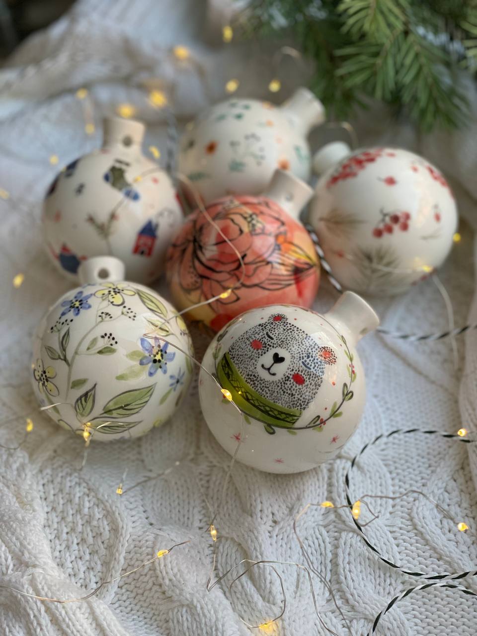 Роспись Новогодних шаров (13+)  фото 1