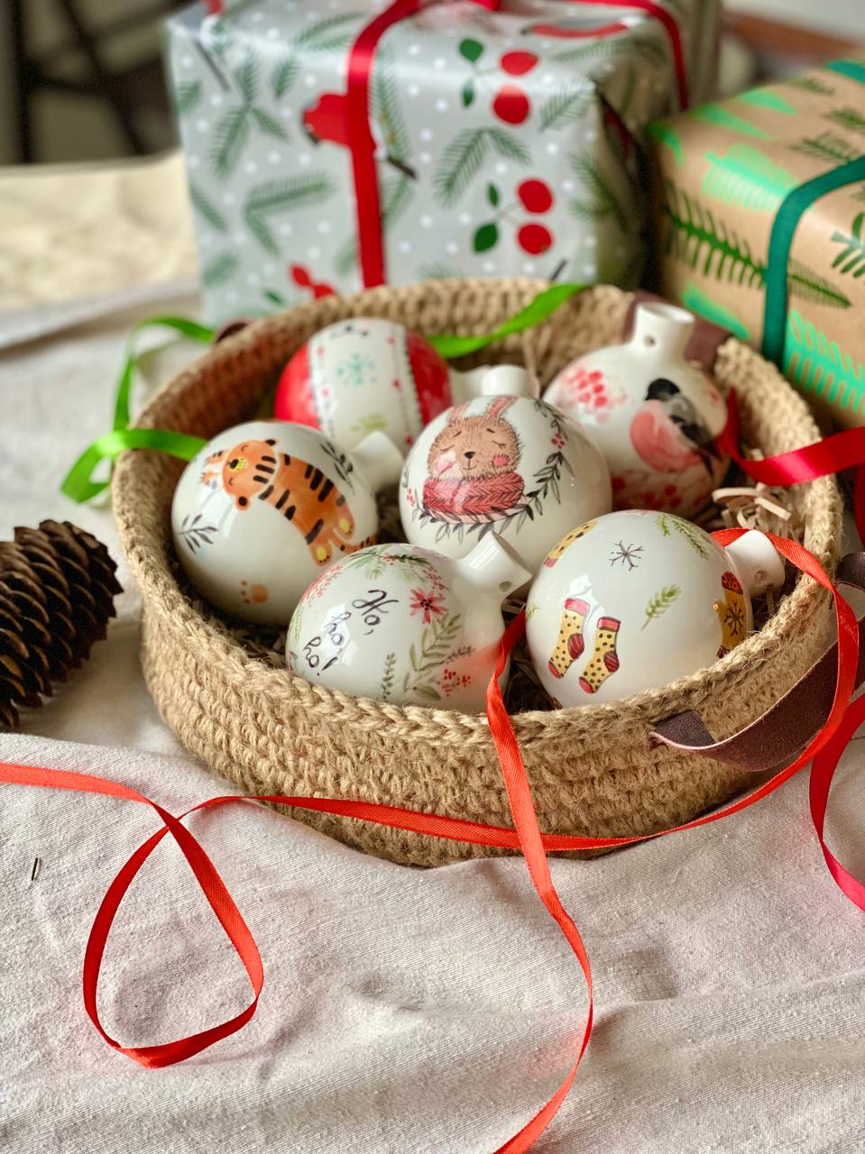 Роспись Новогодних шаров (13+)  фото 2