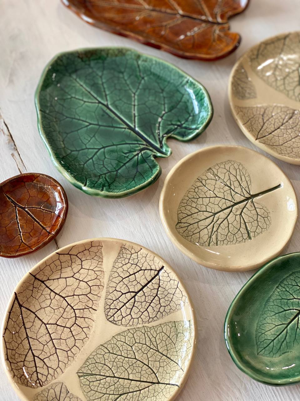 Тарелки с отпечатками фото 4